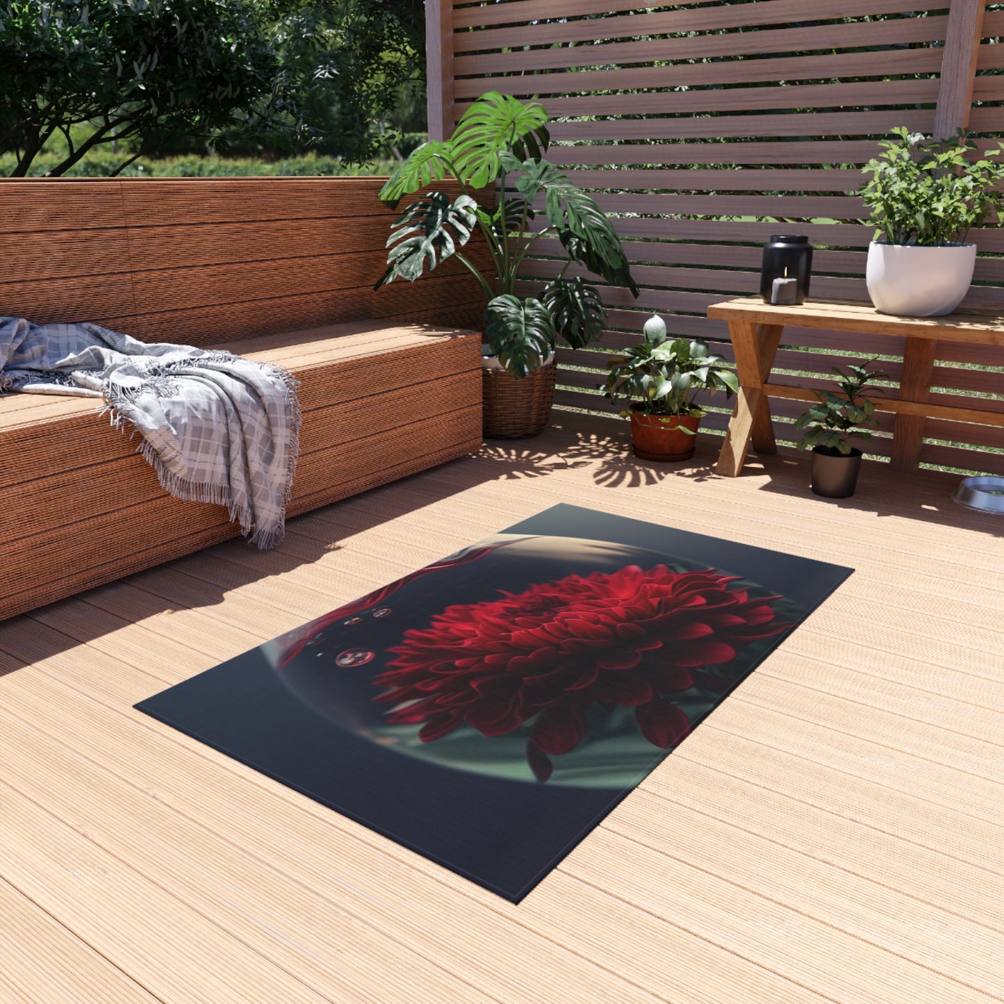 Outdoor Rug  Chrysanthemum 1