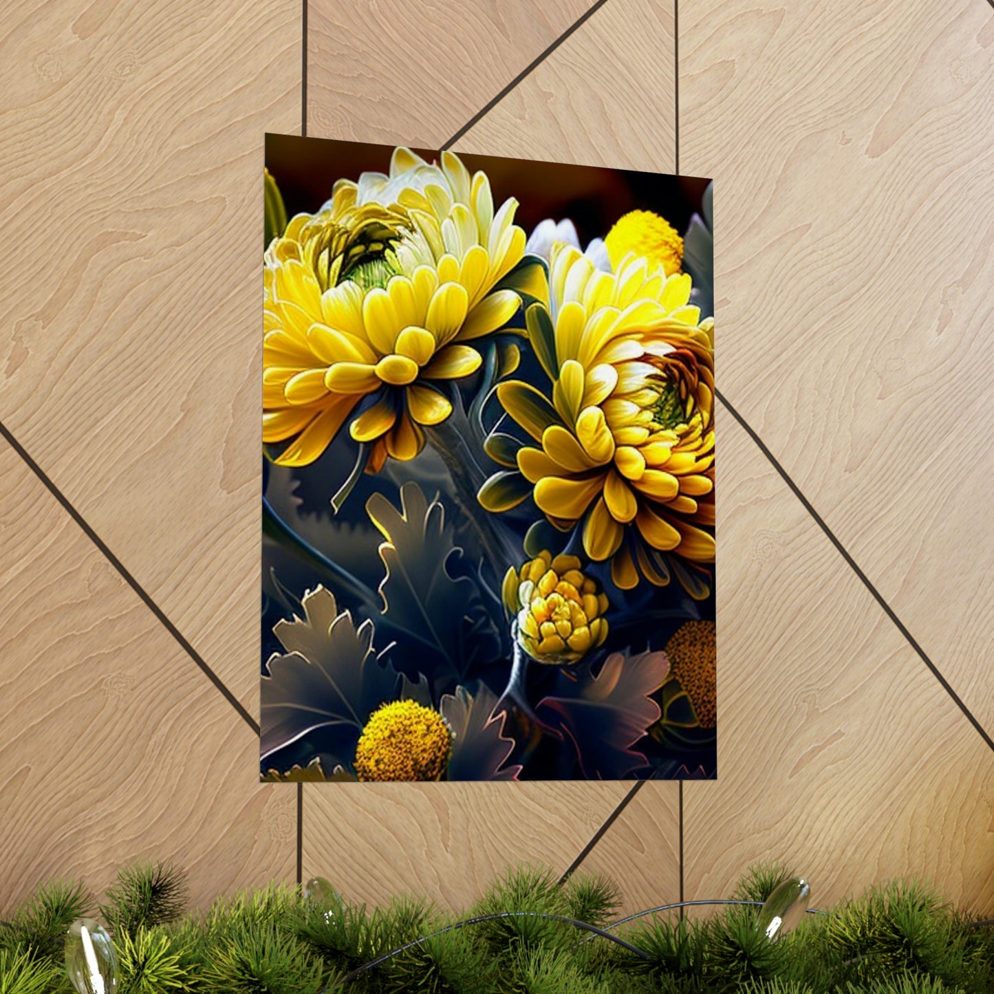 Premium Matte Vertical Posters Yellow Hermosas Flores Amarillas 3