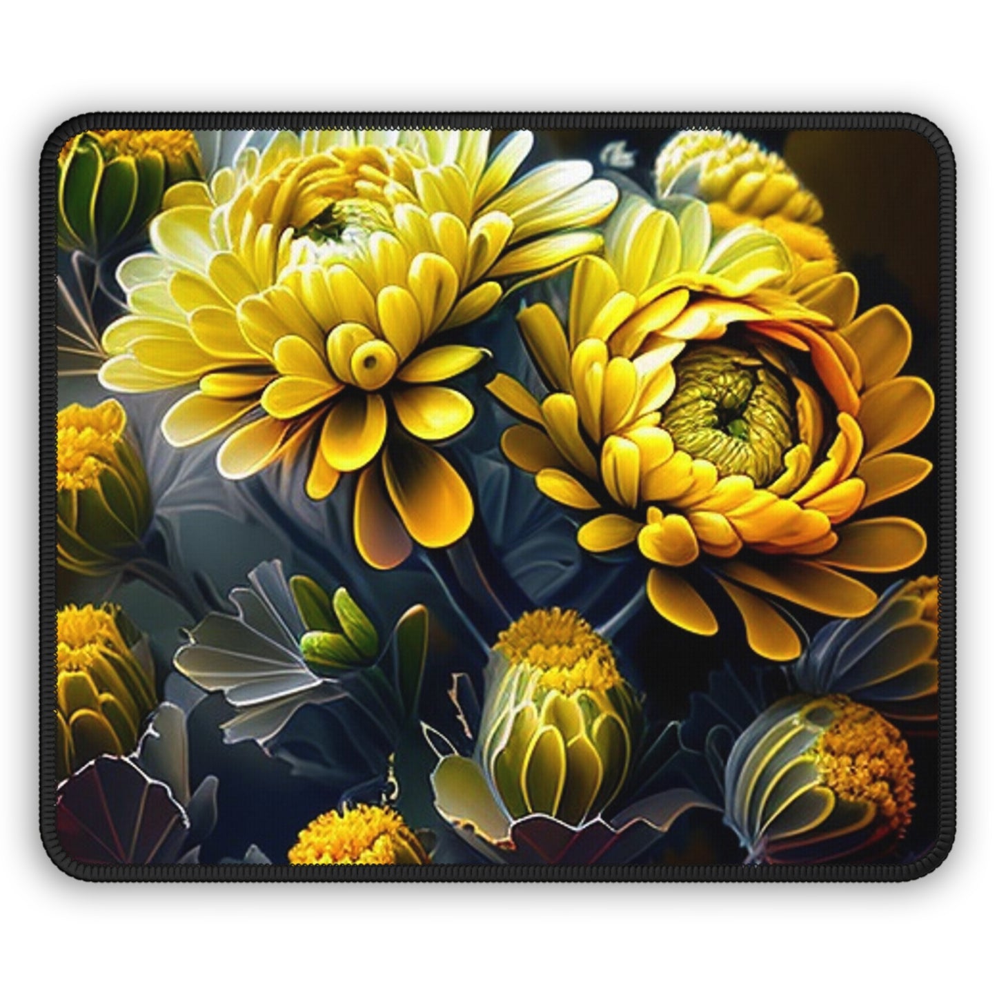 Gaming Mouse Pad  Yellow Hermosas Flores Amarillas 4