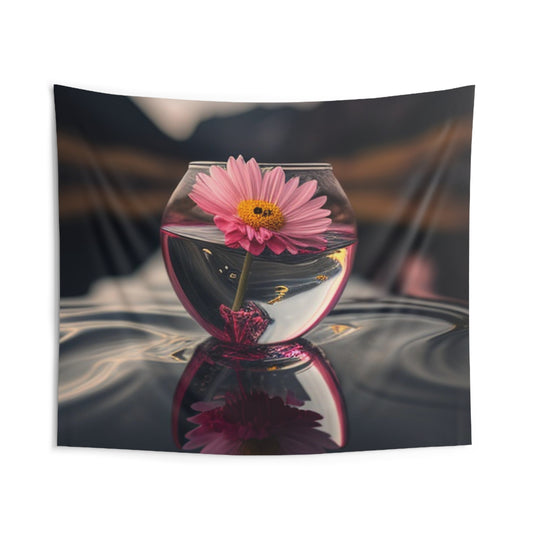 Indoor Wall Tapestries Pink Daisy 1