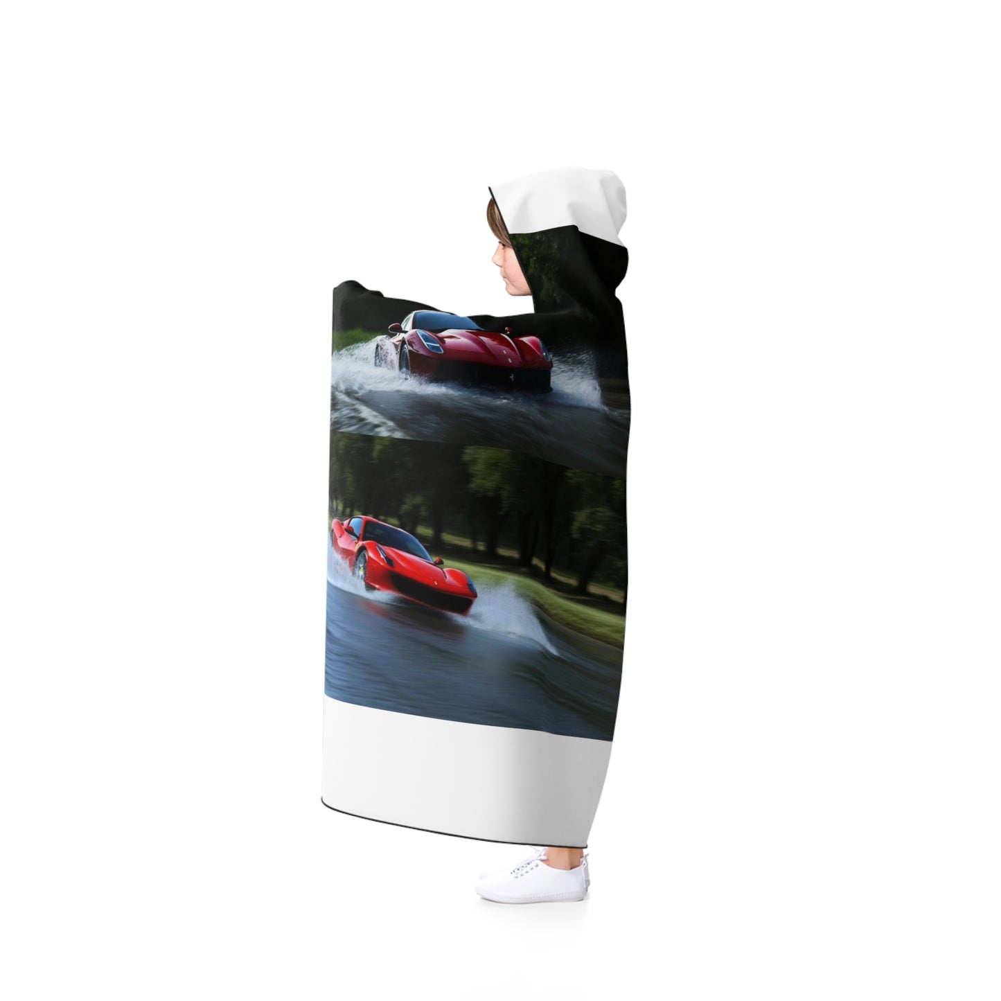 Hooded Blanket Water Ferrari Splash 5