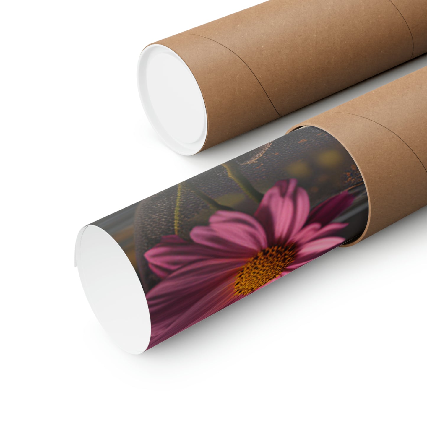 Premium Matte Vertical Posters Pink Daisy 5