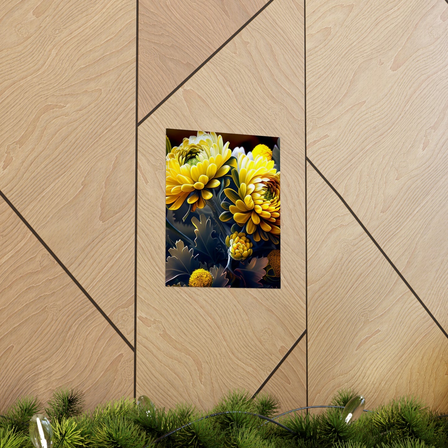 Premium Matte Vertical Posters Yellow Hermosas Flores Amarillas 3