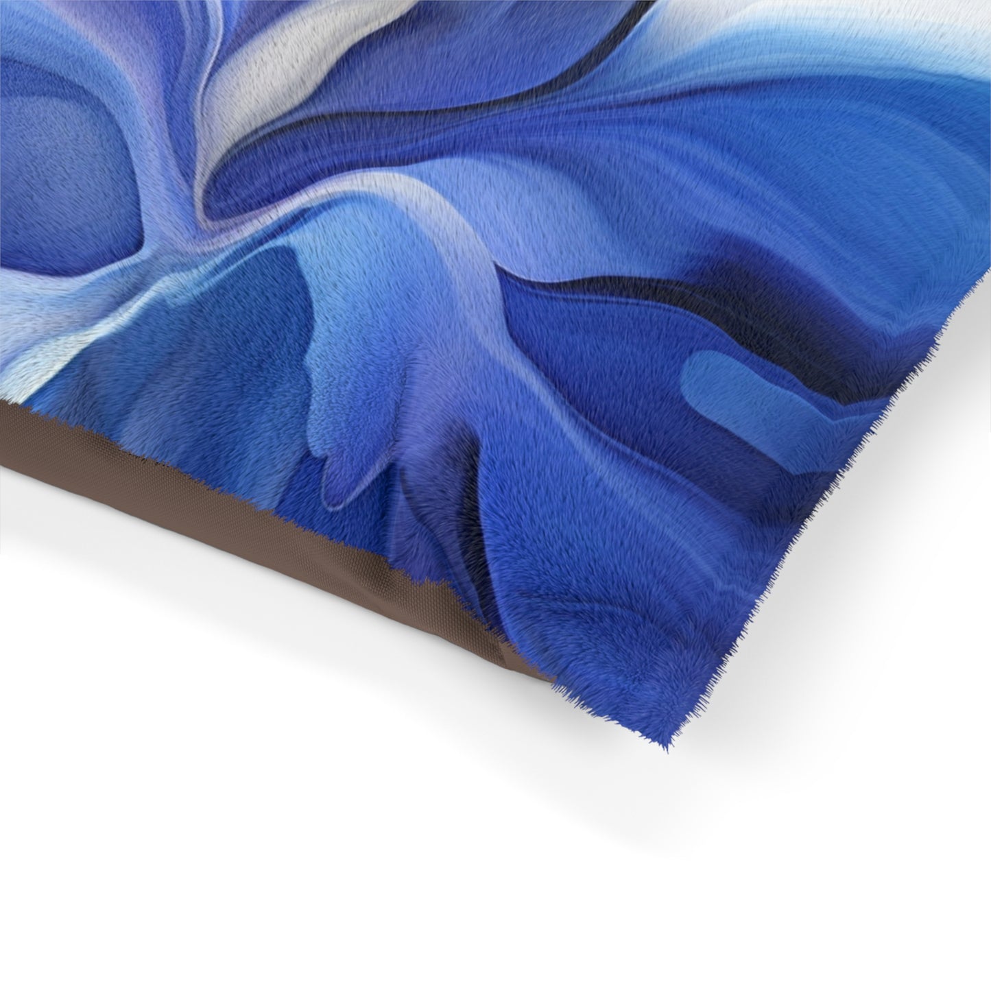 Pet Bed Abstract Blue Tulip 3