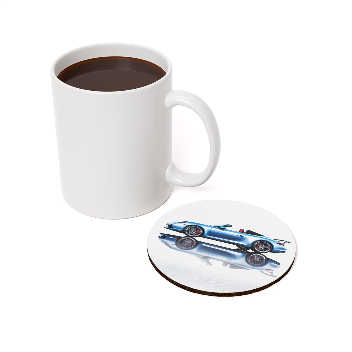 Cork Back Coaster 911 Speedster on water 4