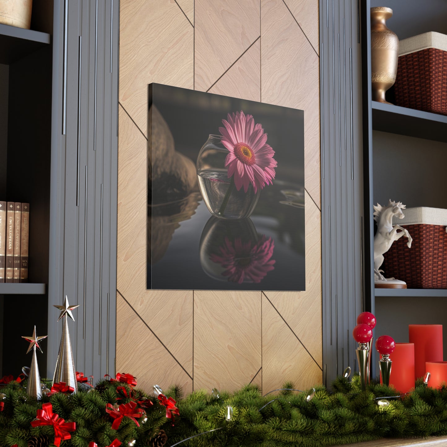 Canvas Gallery Wraps Pink Daisy 2