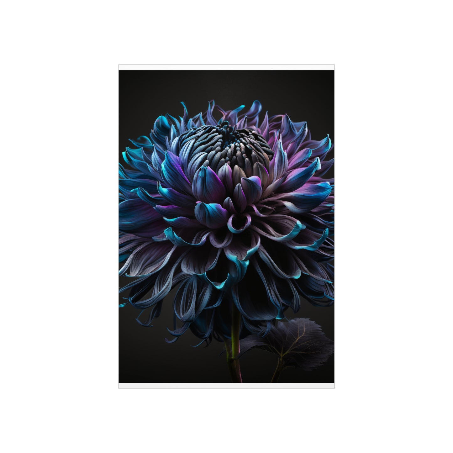 Premium Matte Vertical Posters Dahlia Purple 3