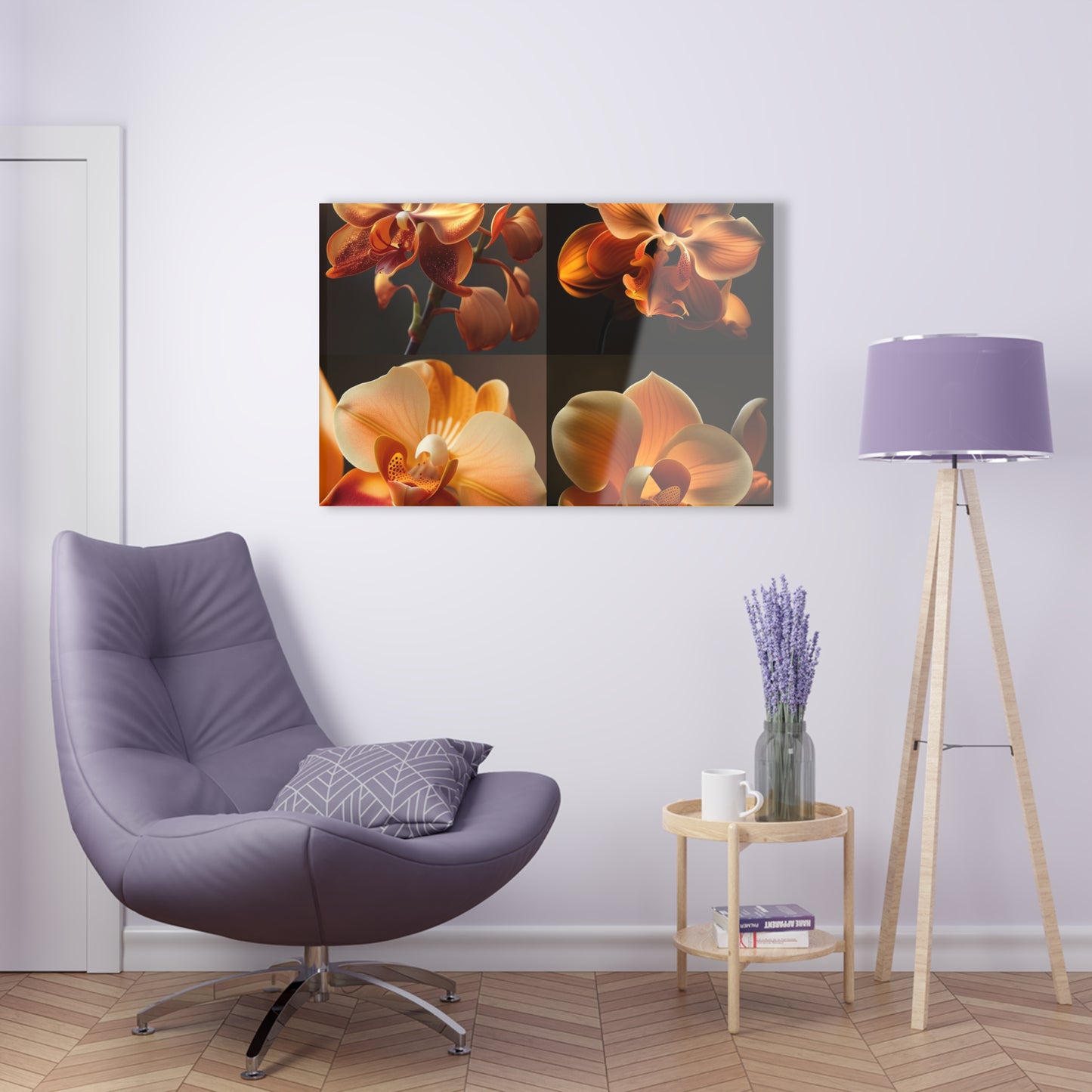 Acrylic Prints Orange Orchid 5