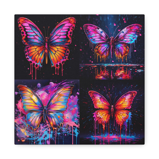 Canvas Gallery Wraps Pink Butterfly Flair 5