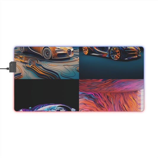 LED Gaming Mouse Pad Bugatti Abstract Flair 5