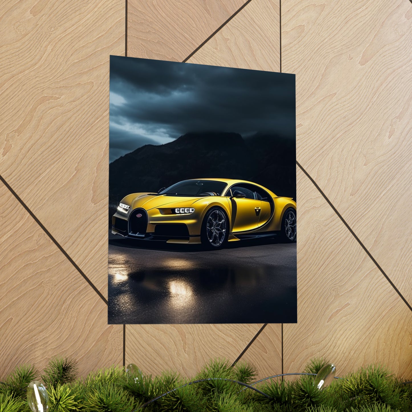 Premium Matte Vertical Posters Bugatti Real Look 4