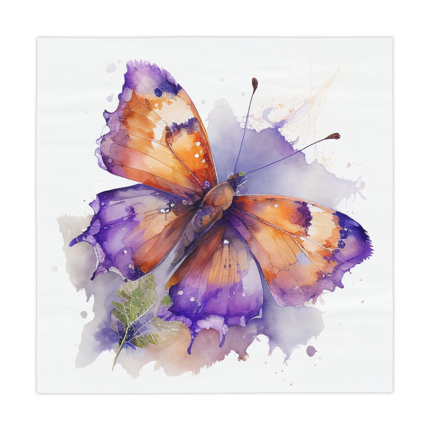 Tablecloth MerlinRose Watercolor Butterfly 2