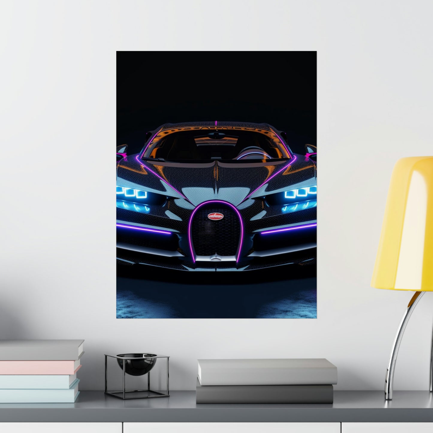 Premium Matte Vertical Posters Hyper Bugatti Chiron 2