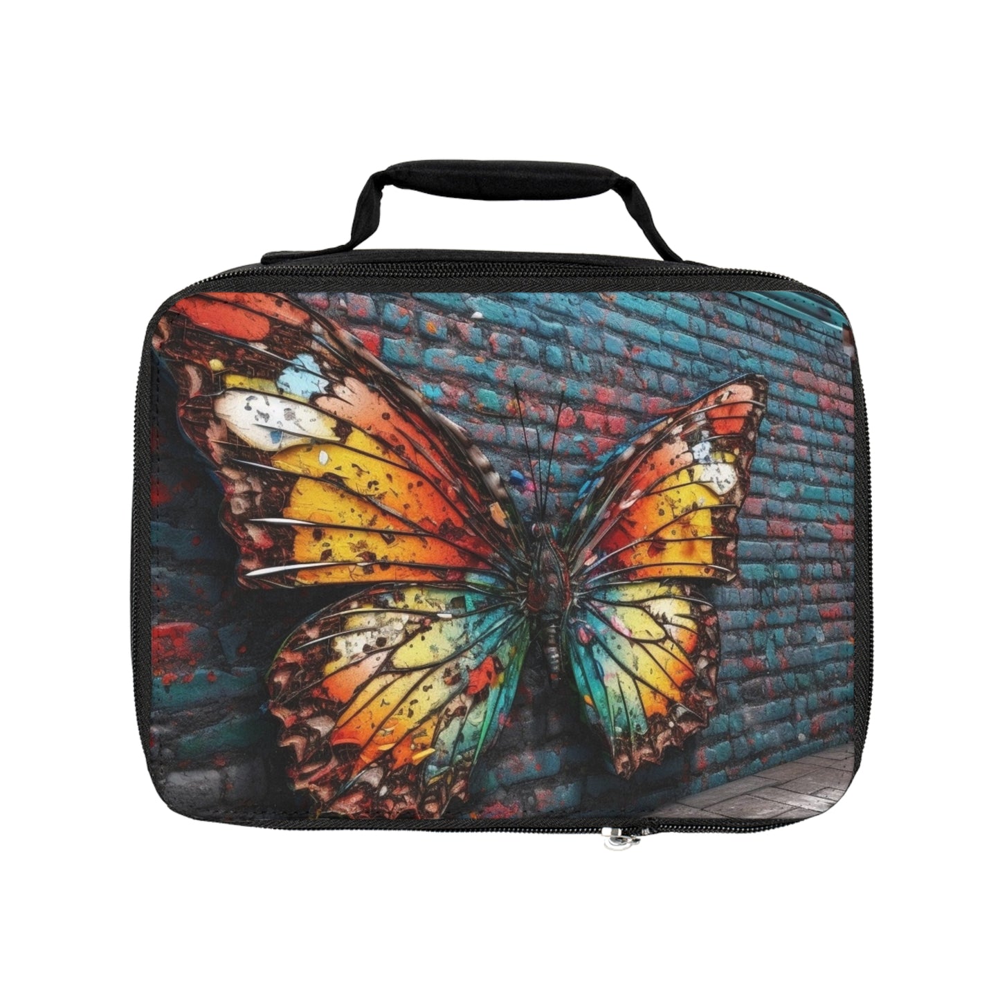 Lunch Bag Liquid Street Butterfly 2