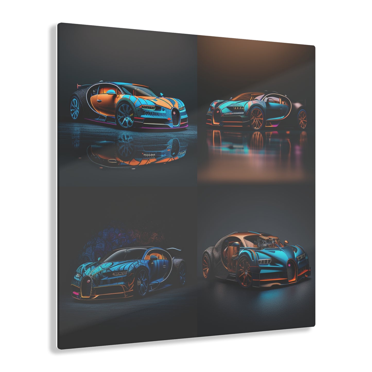 Acrylic Prints Bugatti Blue 5