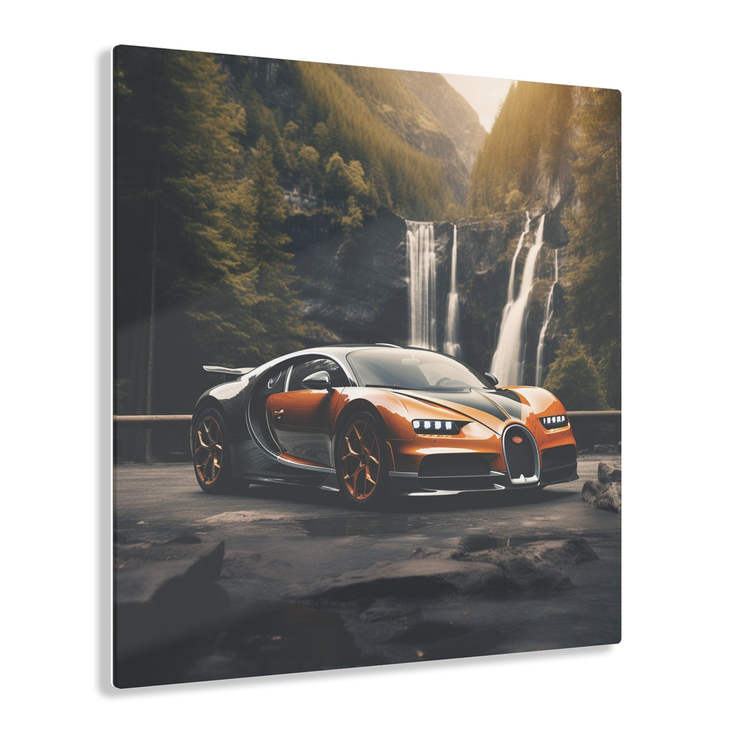 Acrylic Prints Bugatti Waterfall 3