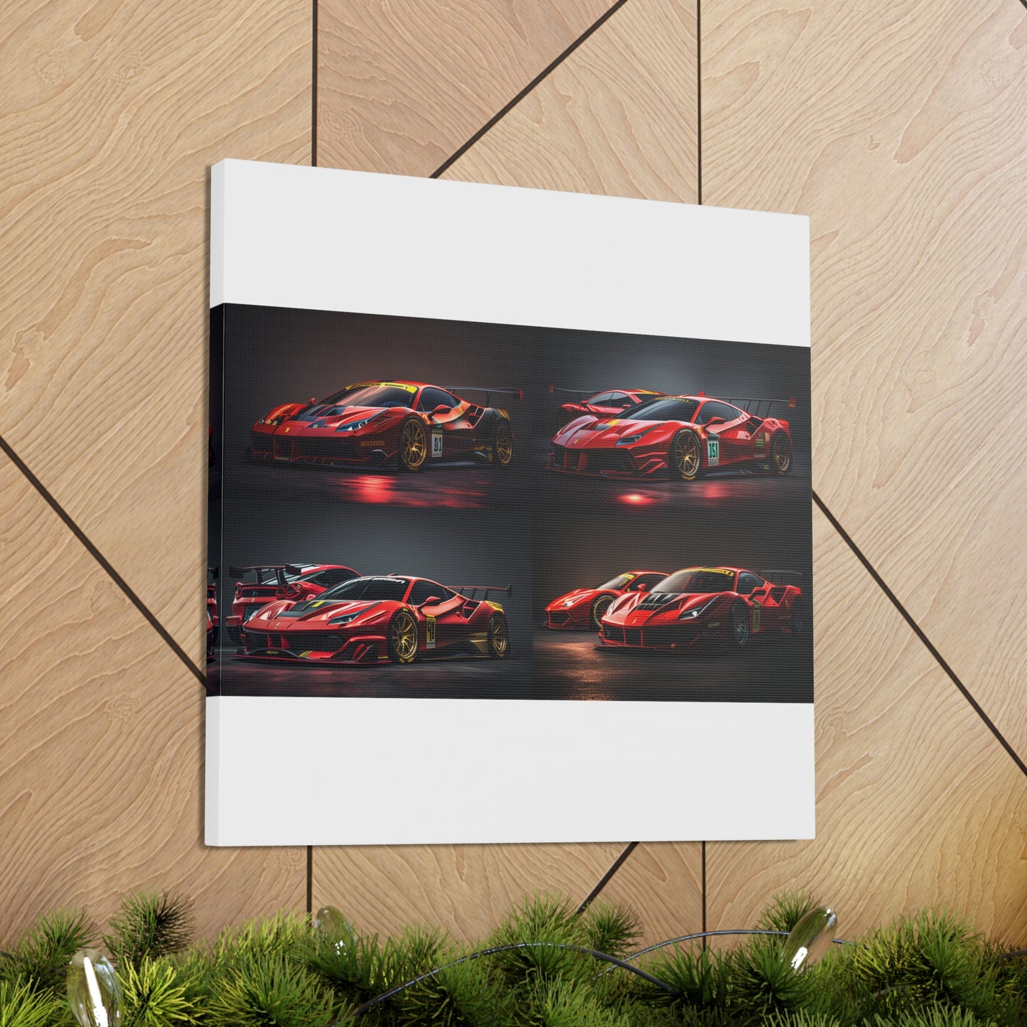 Canvas Gallery Wraps Ferrari Red 5