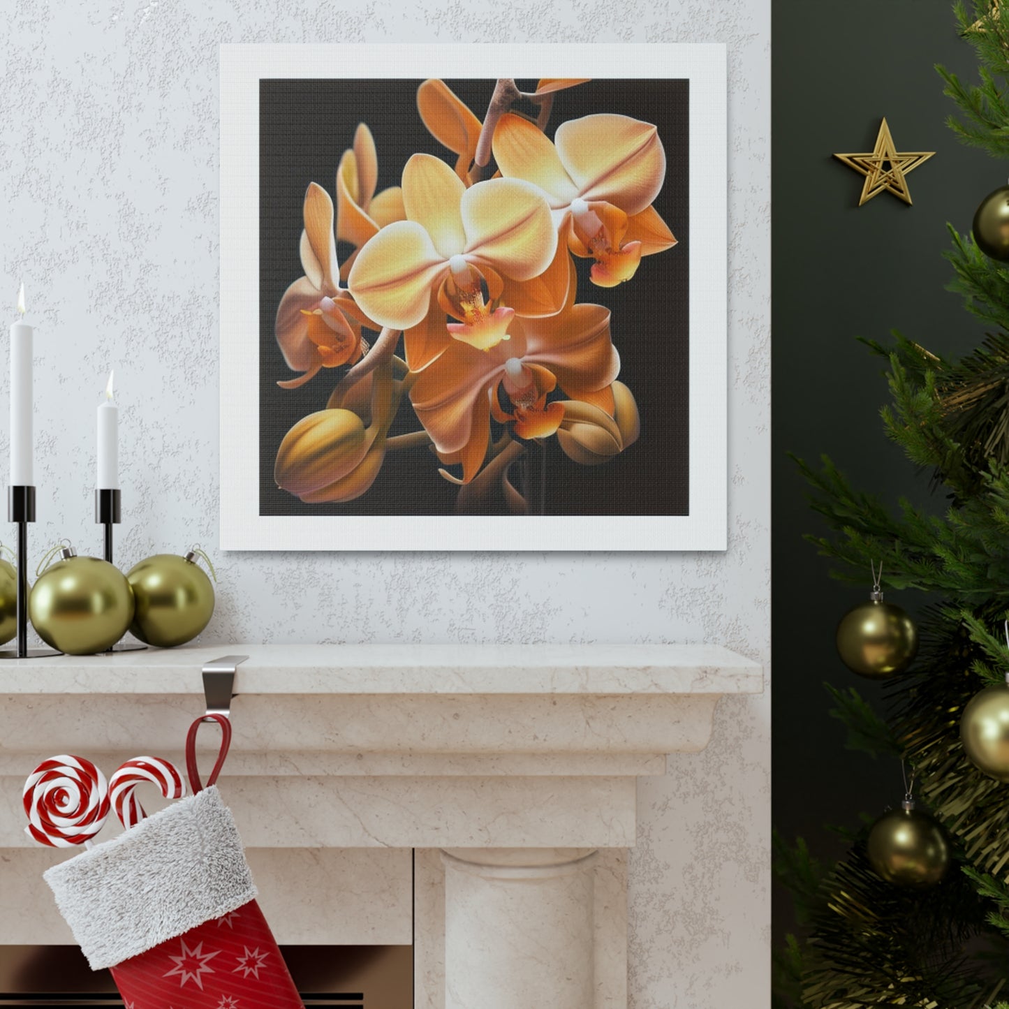 Canvas Gallery Wraps orchid pedals 1