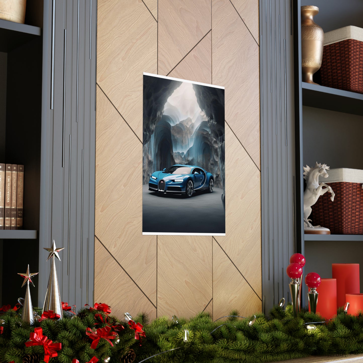 Premium Matte Vertical Posters Bugatti Real Look 2