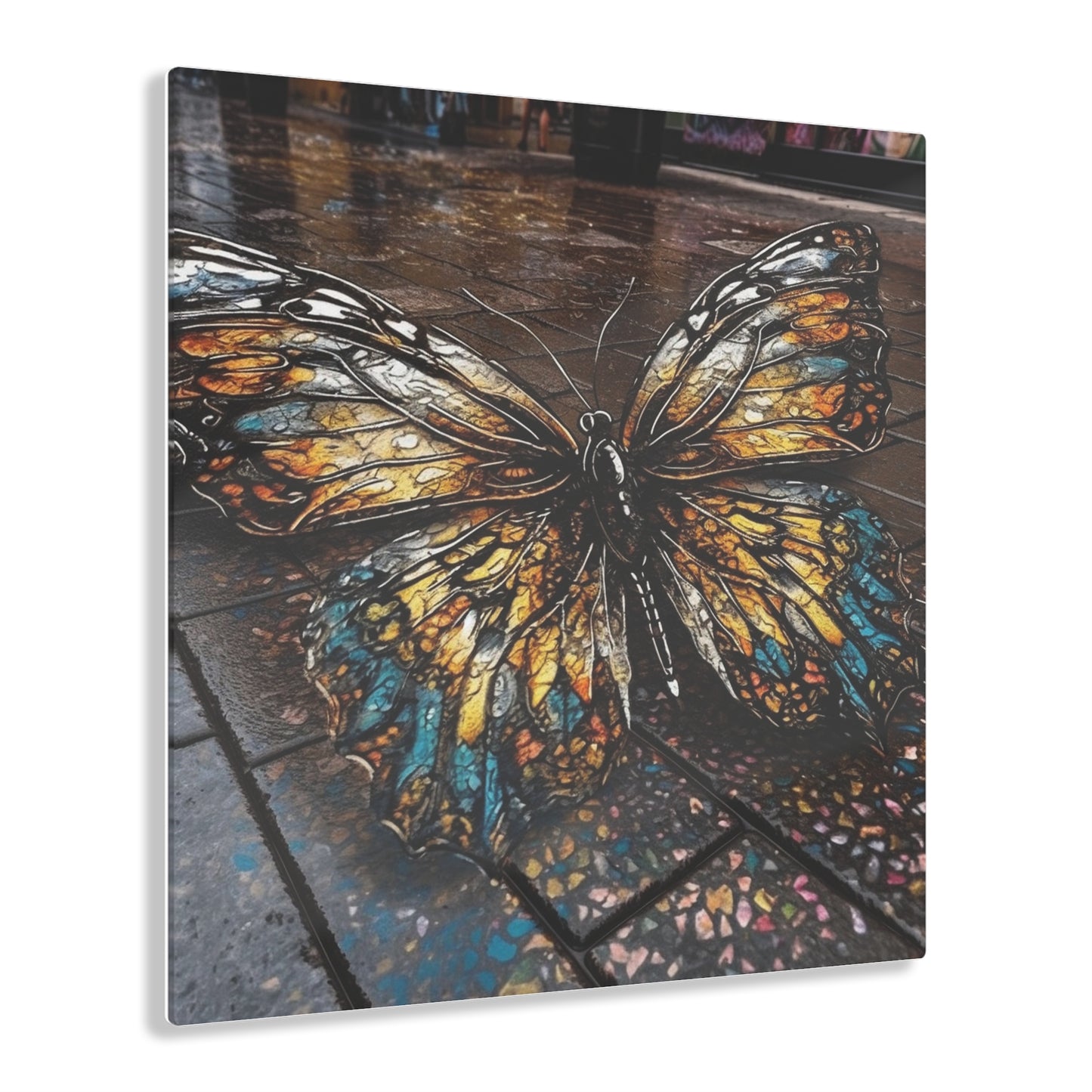 Acrylic Prints Water Butterfly Street 1