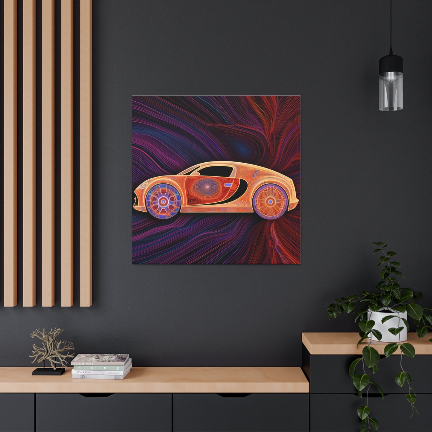 Canvas Gallery Wraps Bugatti Abstract Concept 2