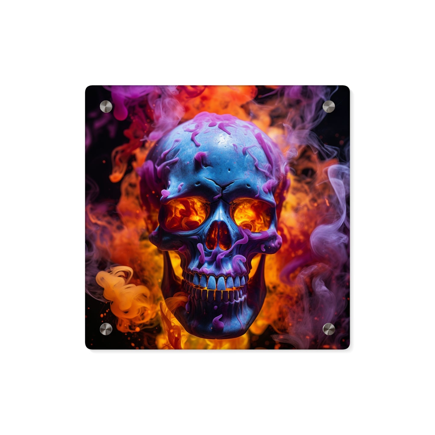 Acrylic Wall Art Panels Macro Skull 3