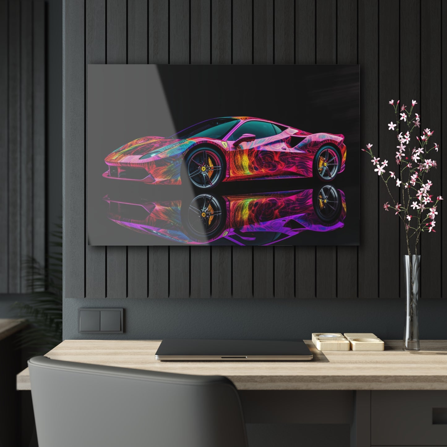 Acrylic Prints Ferrari Color 4