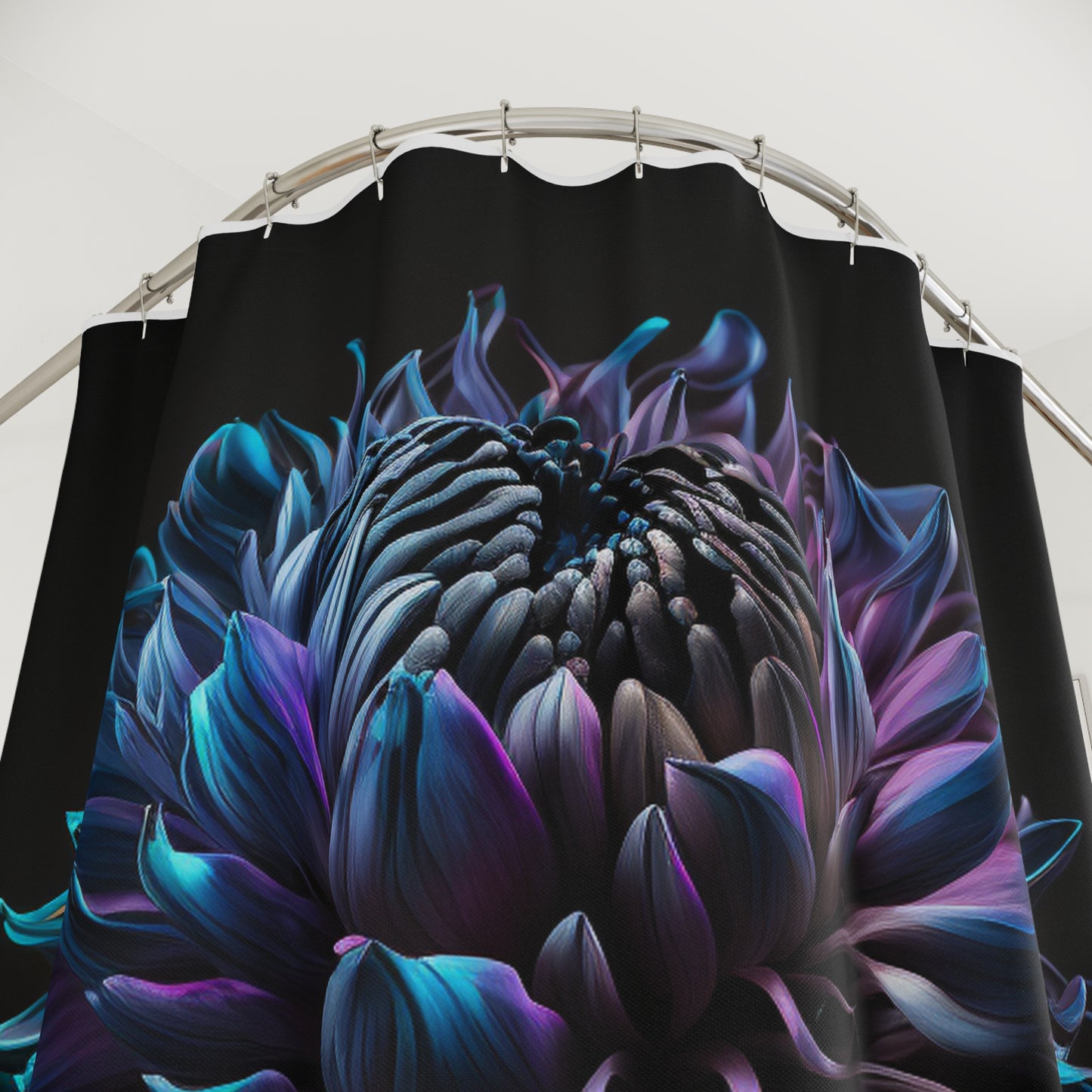 Polyester Shower Curtain Dahlia Purple 3
