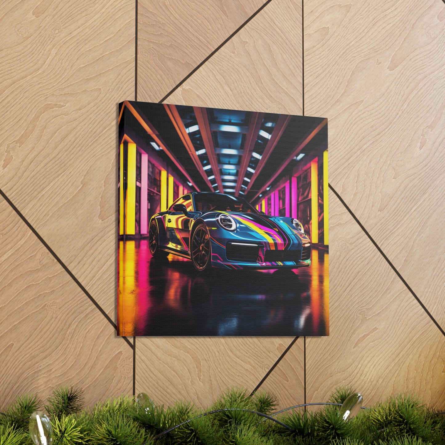 Canvas Gallery Wraps Macro Porsche 1