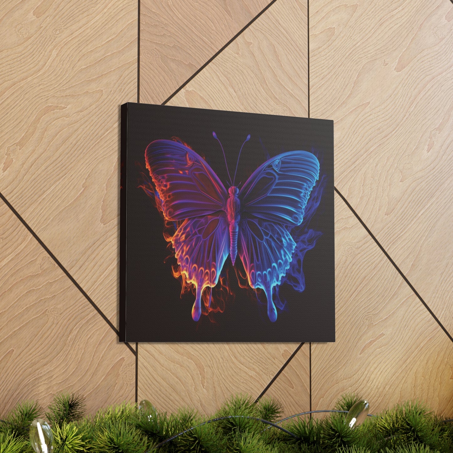 Canvas Gallery Wraps Thermal Butterfly 1