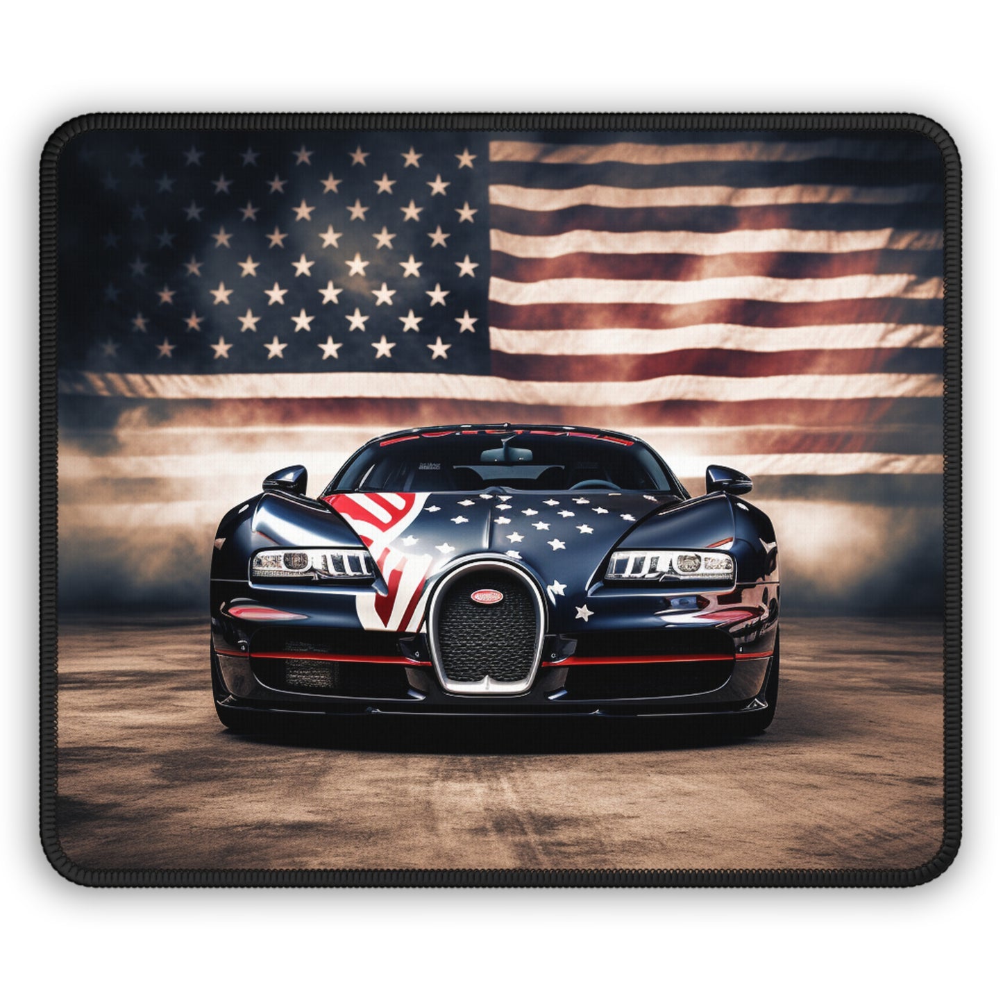 Gaming Mouse Pad  Bugatti American Flag 2