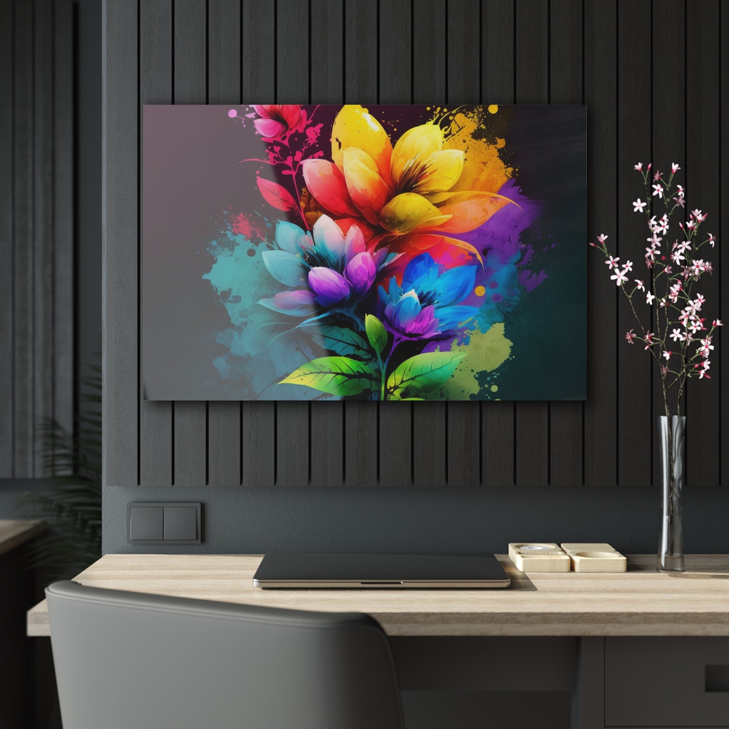 Acrylic Prints Bright Spring Flowers 3