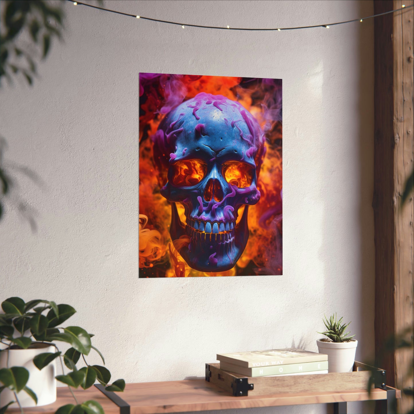 Premium Matte Vertical Posters Macro Skull 3