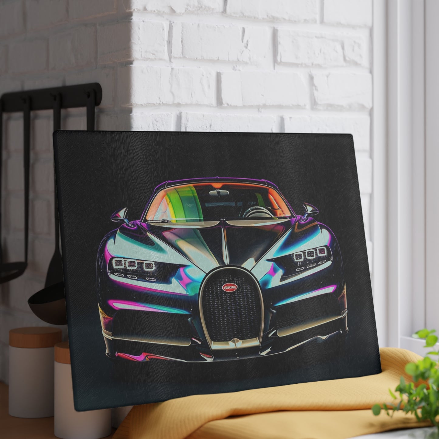Glass Cutting Board Hyper Bugatti Chiron 4