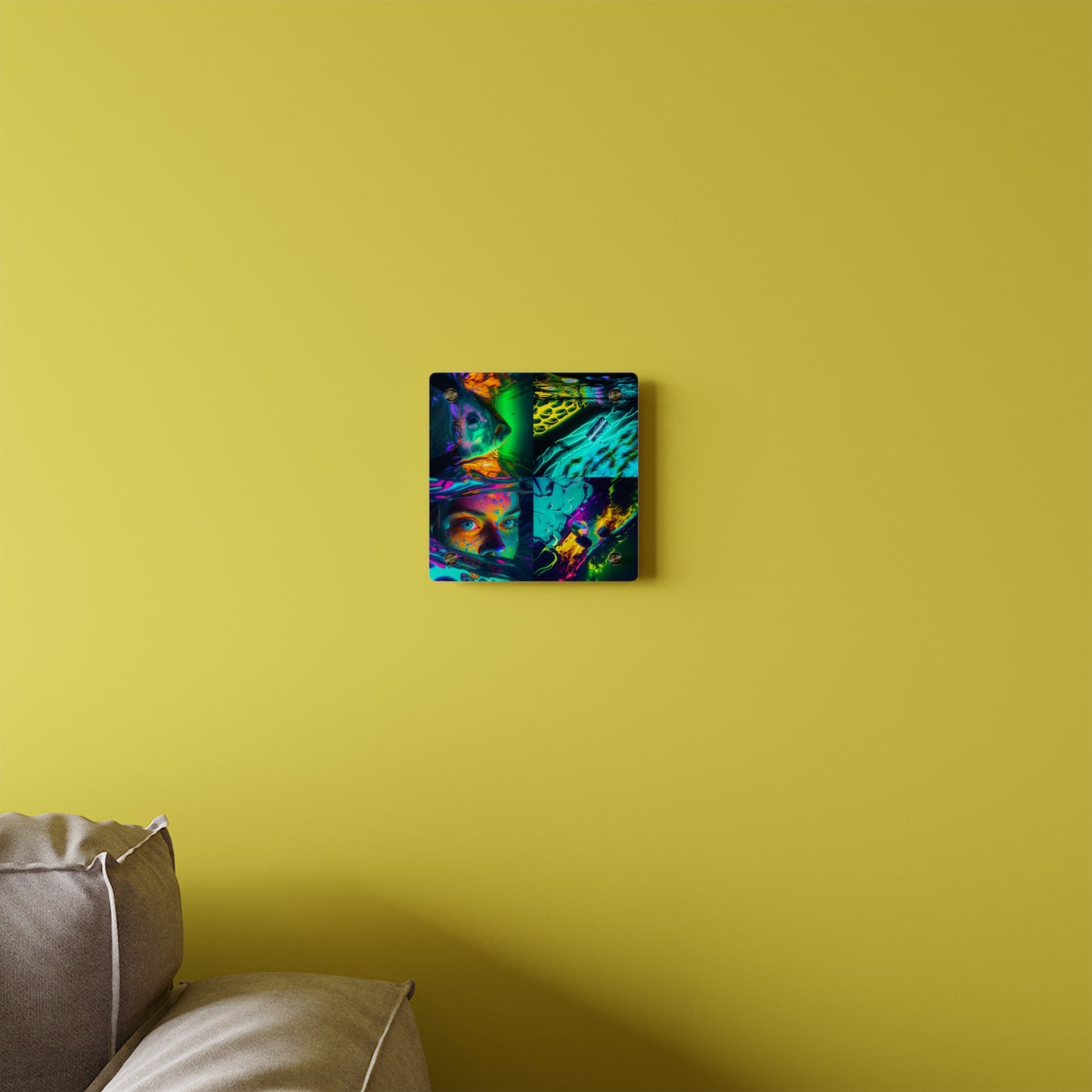 Acrylic Wall Art Panels Florescent Glow 5