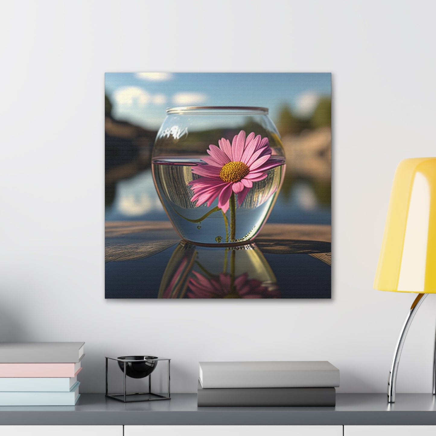 Canvas Gallery Wraps Pink Daisy 3
