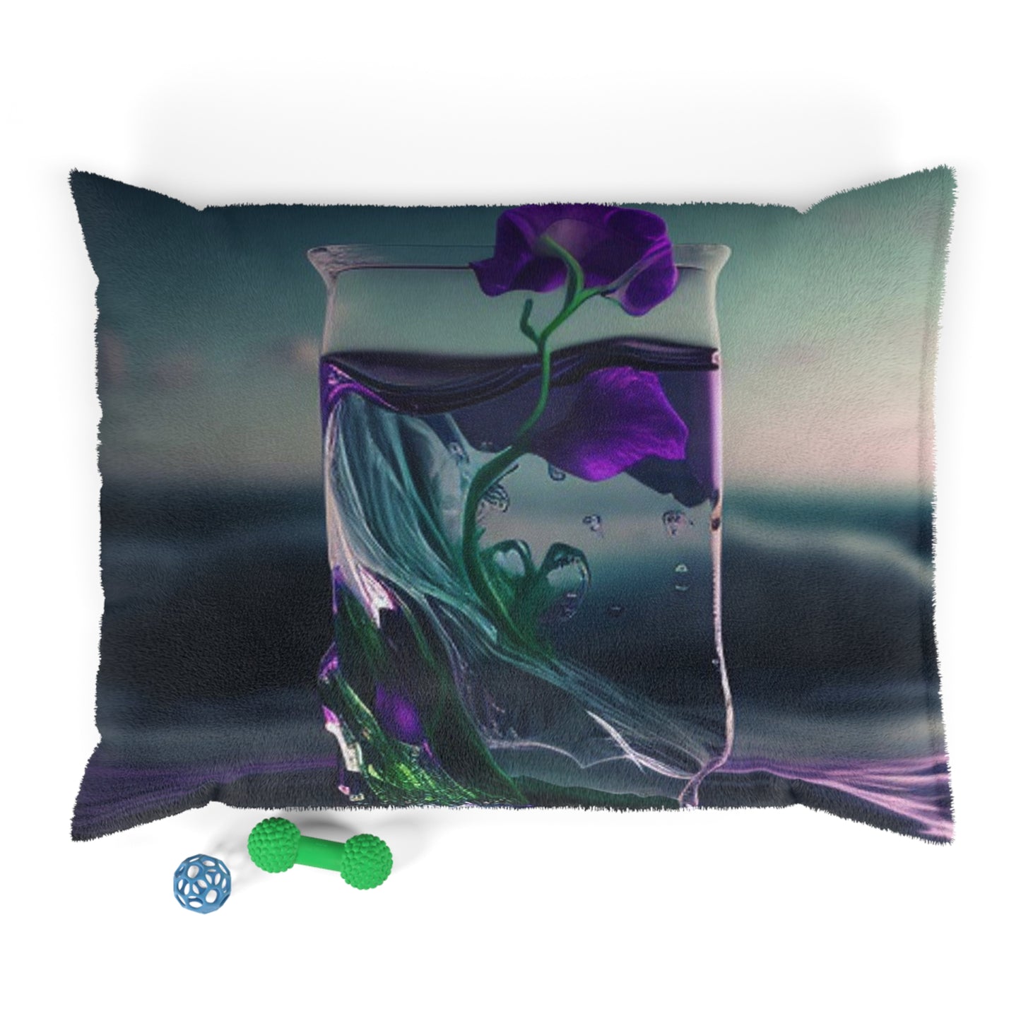 Pet Bed Purple Sweet pea in a vase 3