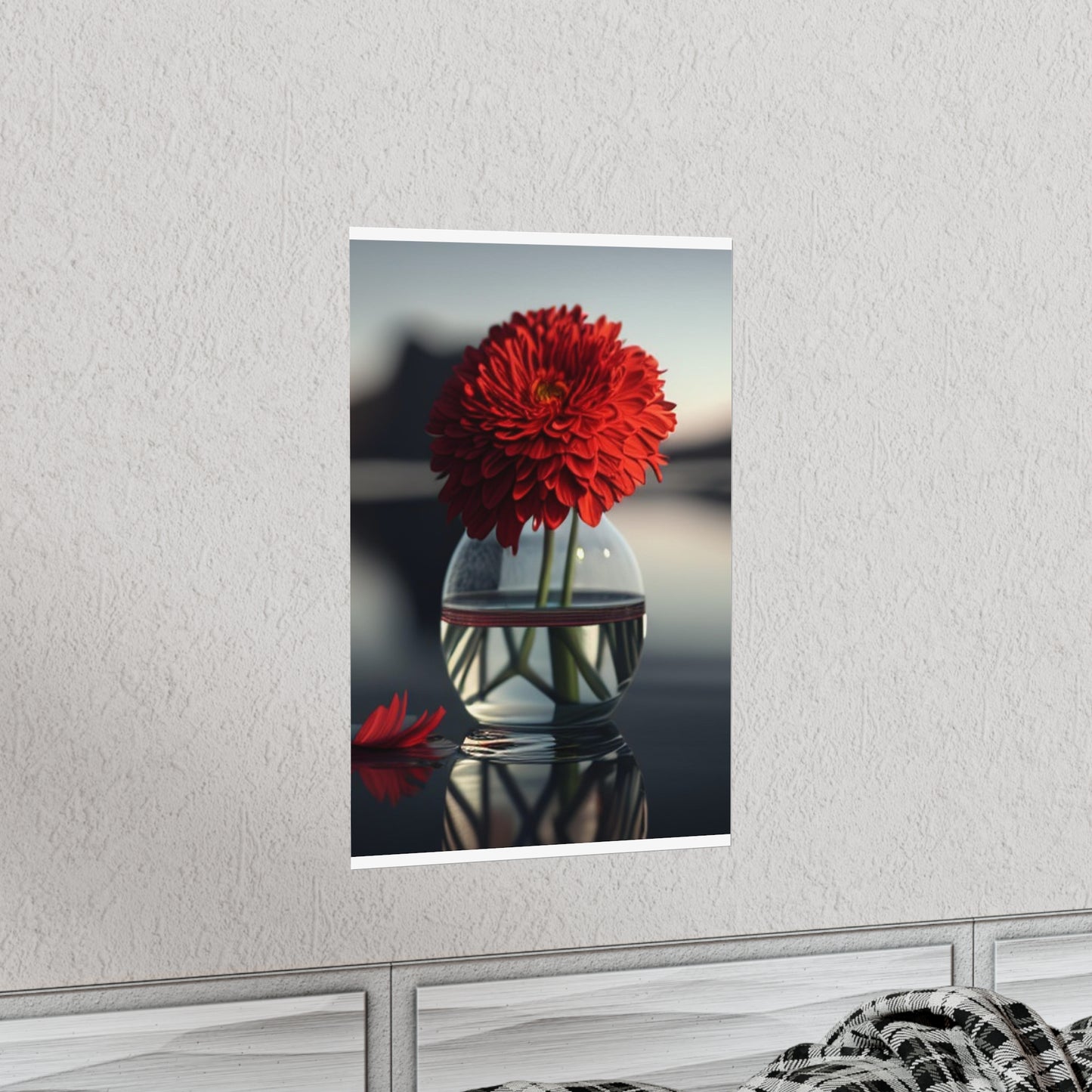 Premium Matte Vertical Posters Chrysanthemum 2