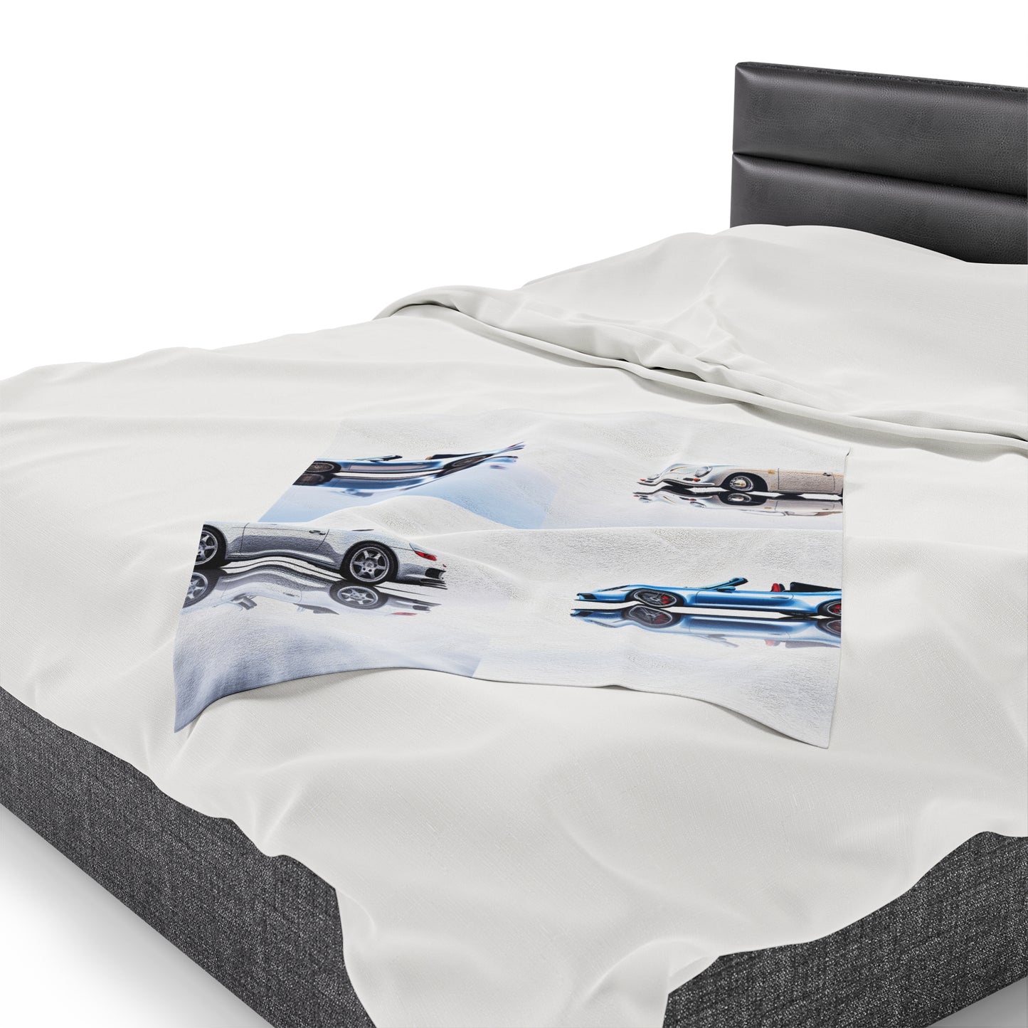 Velveteen Plush Blanket 911 Speedster on water 5