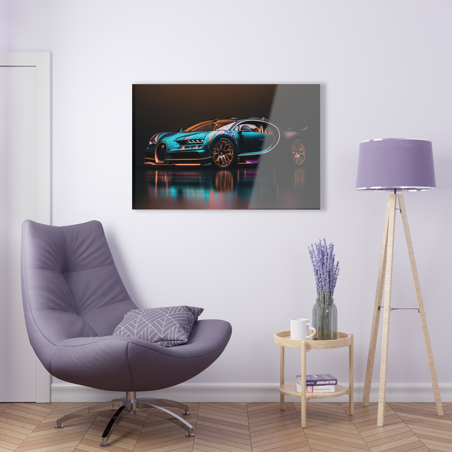 Acrylic Prints Bugatti Blue 2