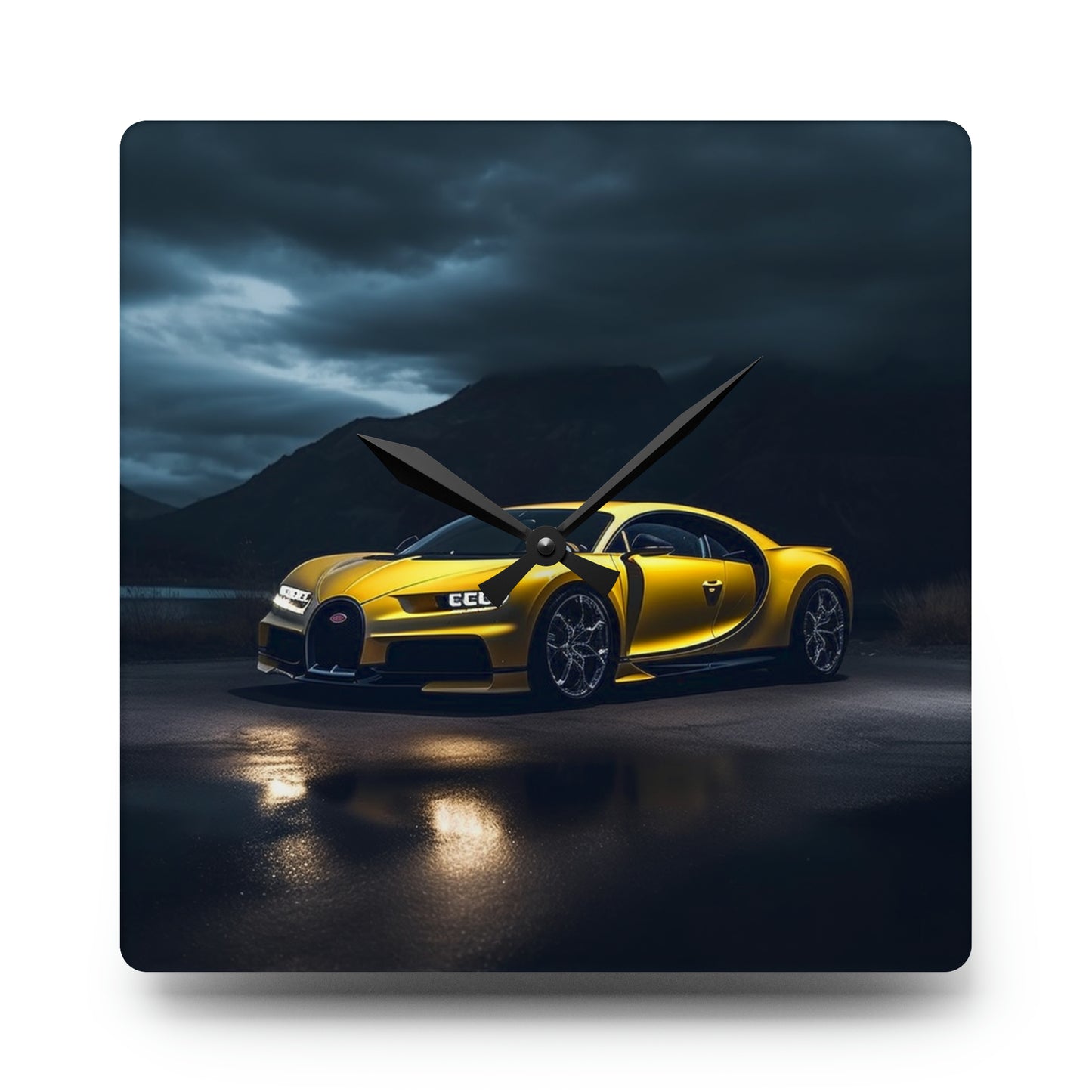 Acrylic Wall Clock Bugatti Real Look 4