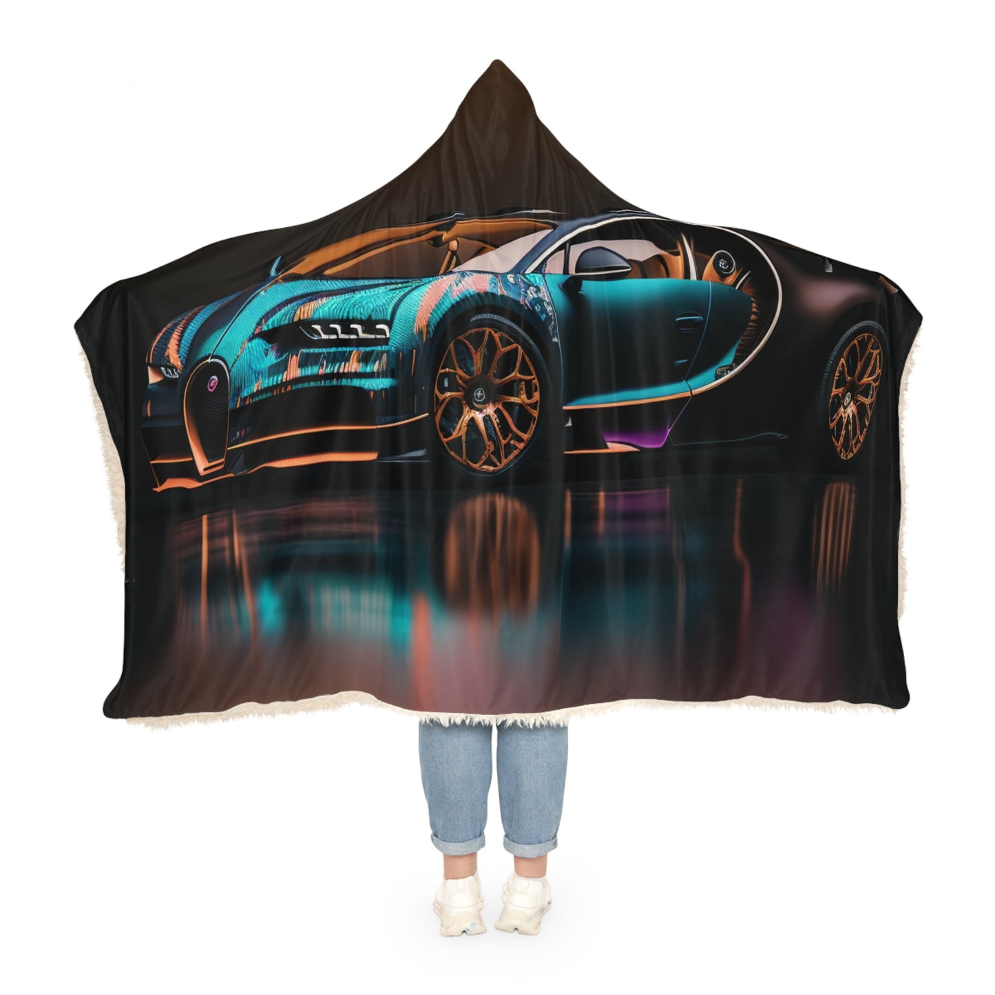 Snuggle Hooded Blanket Bugatti Blue 2