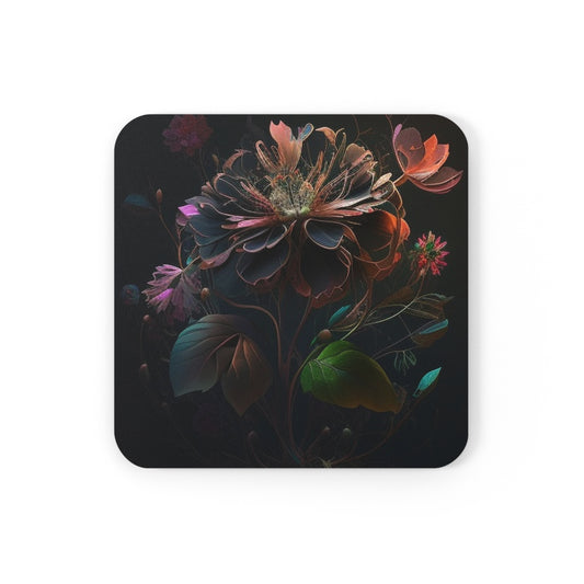 Corkwood Coaster Set Flower Arangment 2