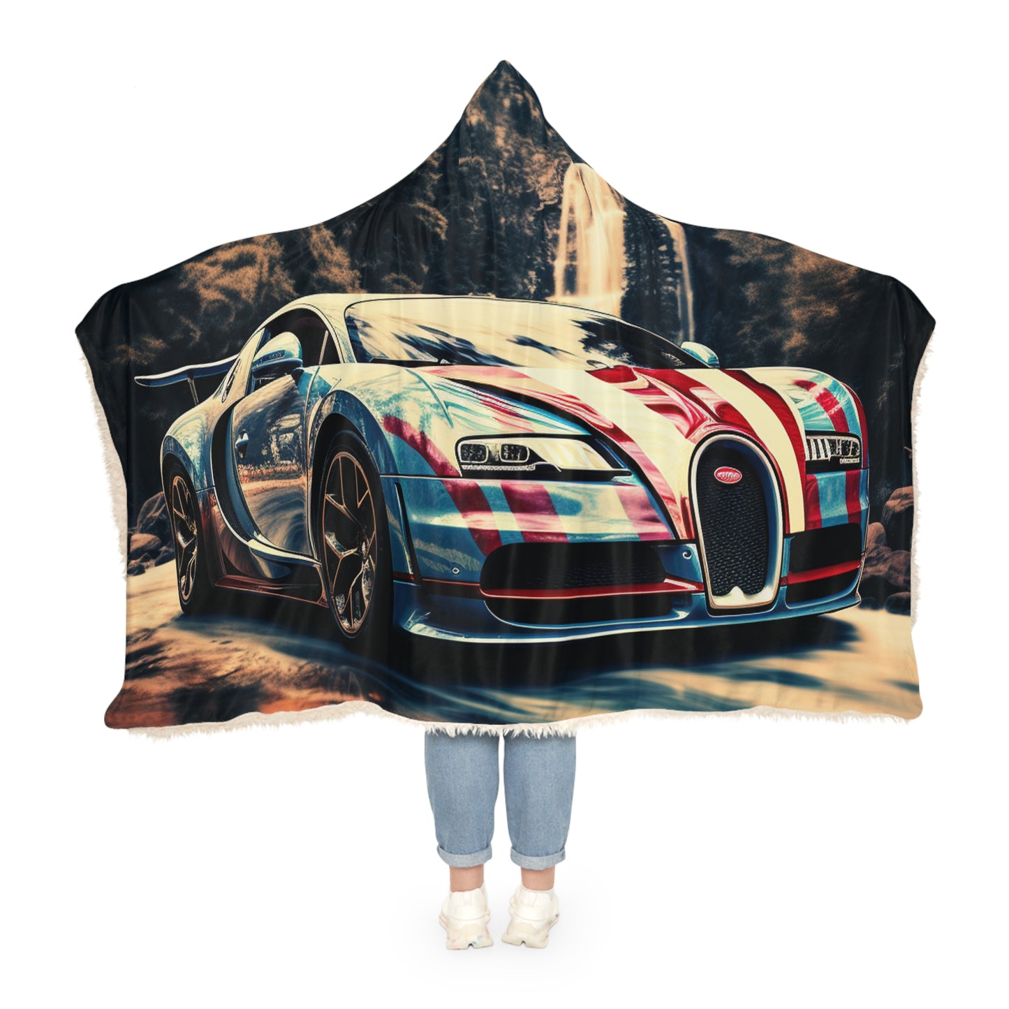 Snuggle Hooded Blanket Bugatti Waterfall 1