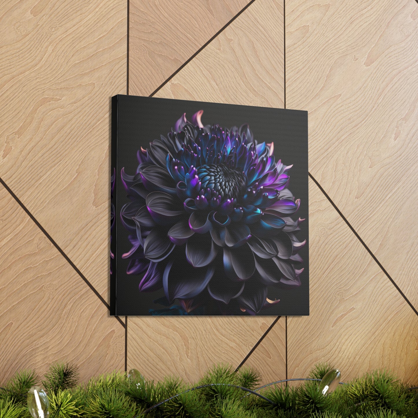 Canvas Gallery Wraps Dahlia Purple 2