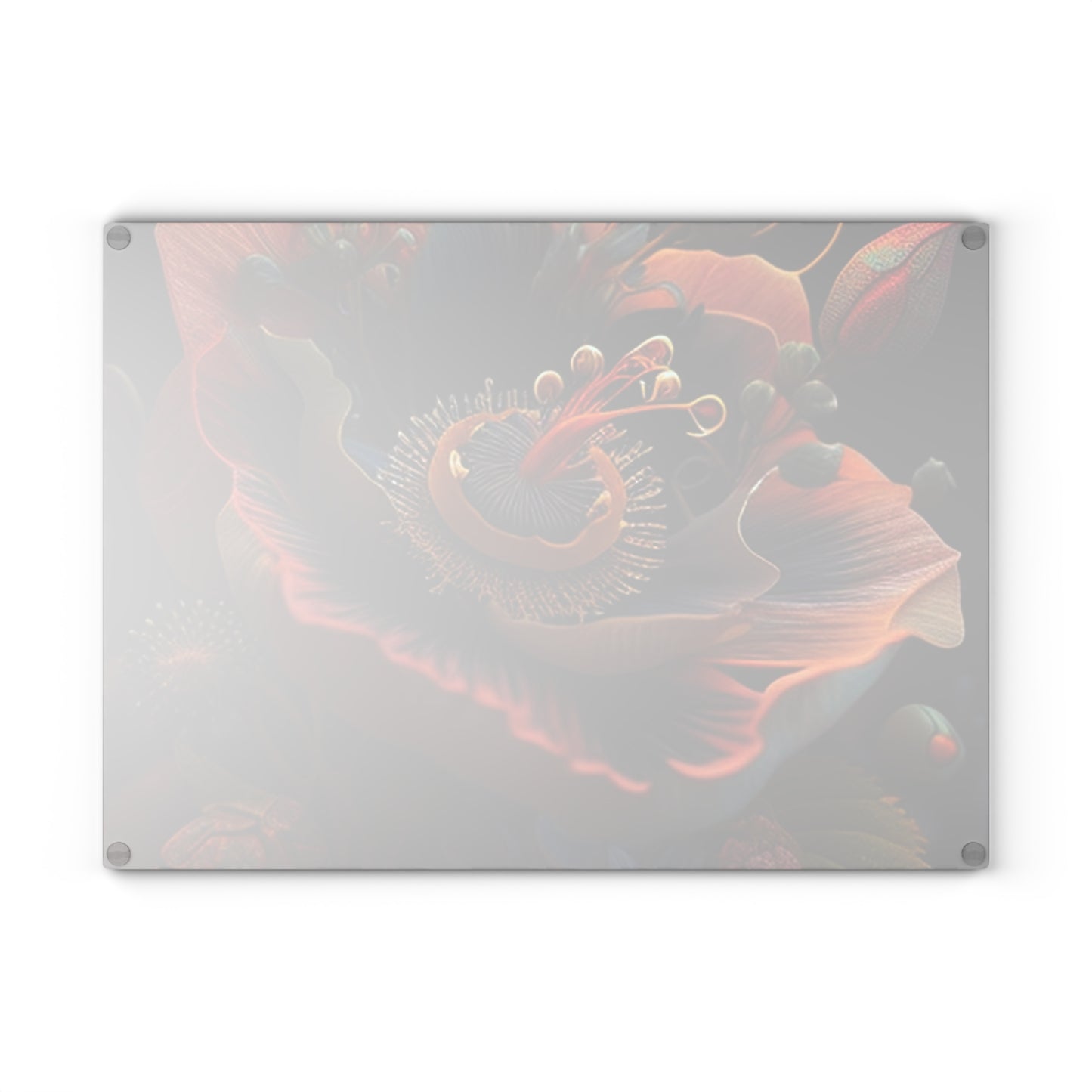 Glass Cutting Board Flower Arangment 3