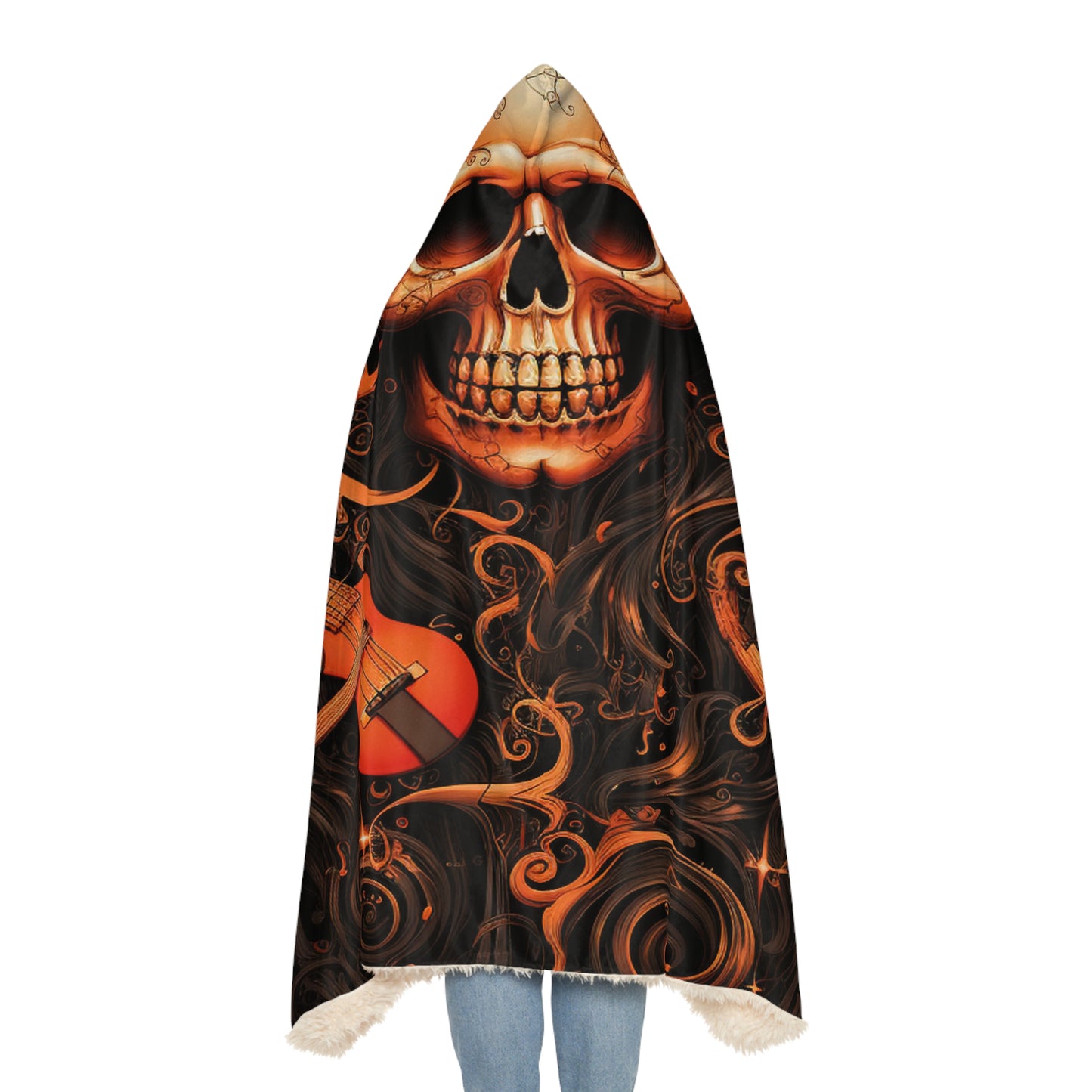 Snuggle Hooded Blanket Skull Treble Clef 4