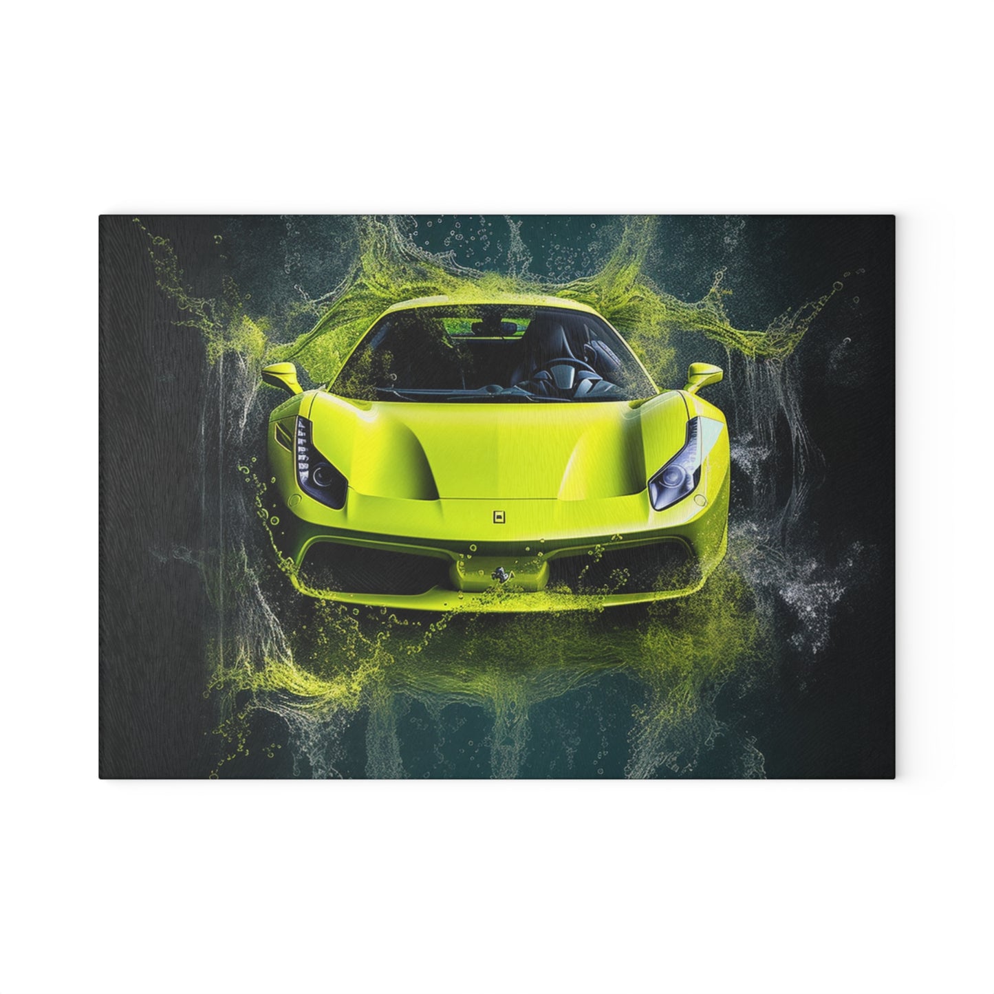 Glass Cutting Board Farrari Water 4