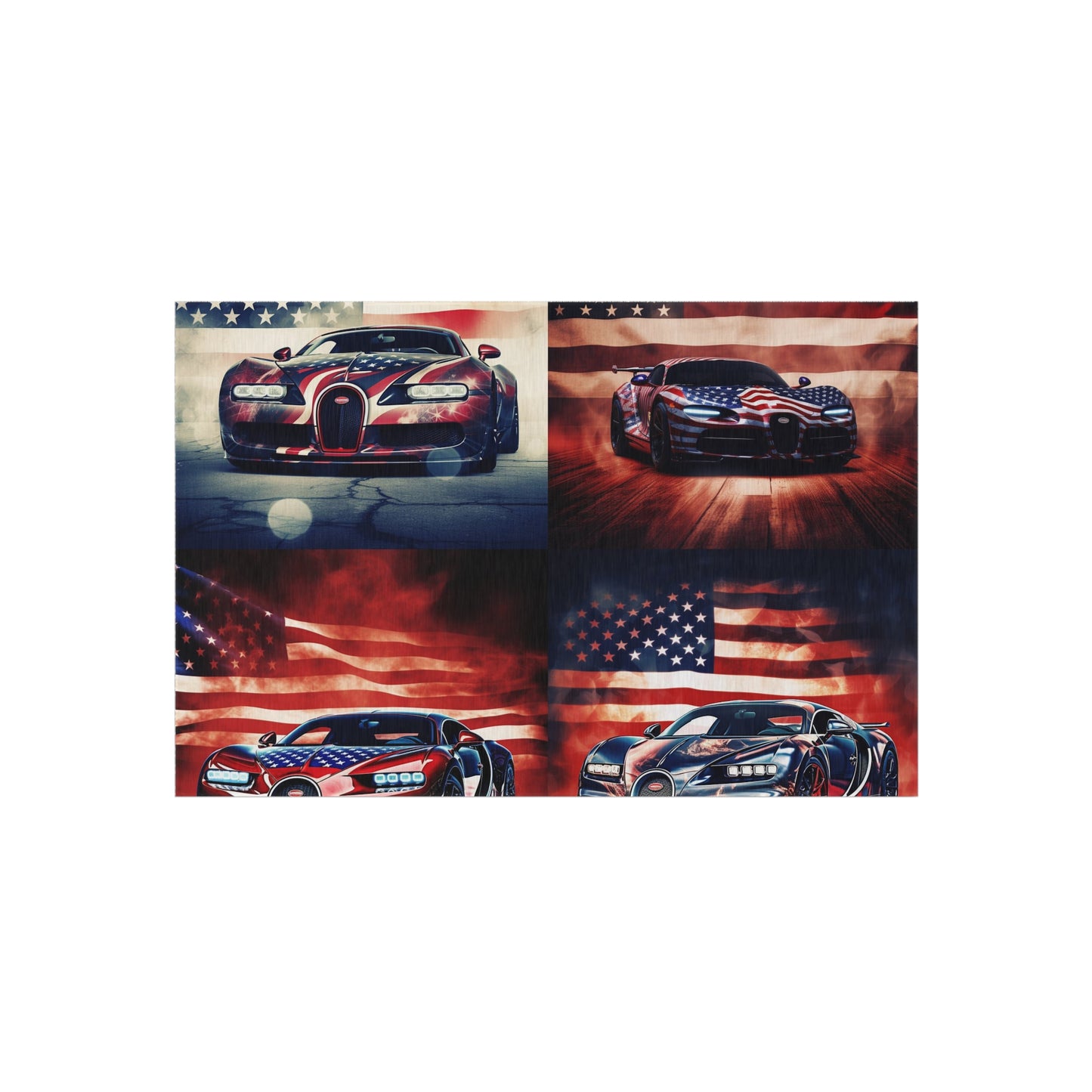 Outdoor Rug  Abstract American Flag Background Bugatti 5