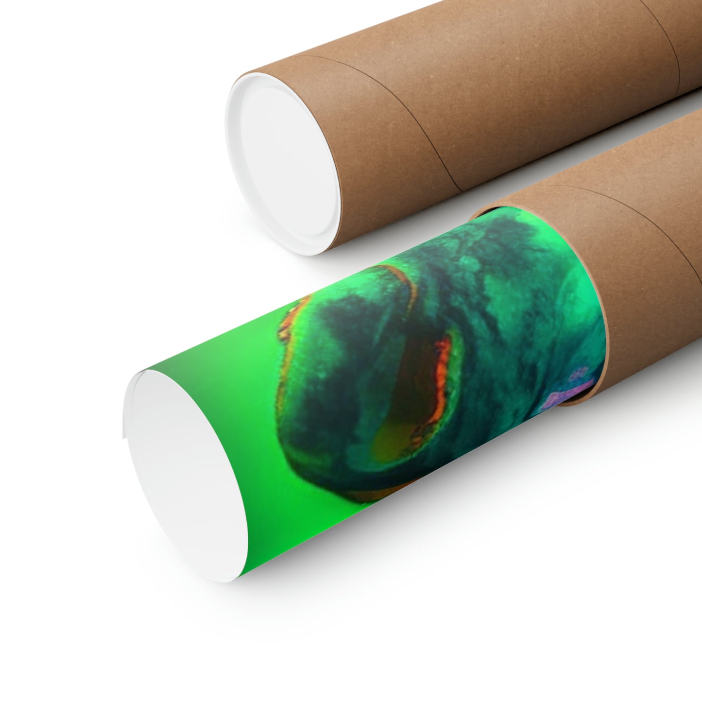 Premium Matte Vertical Posters Florescent Glow 1